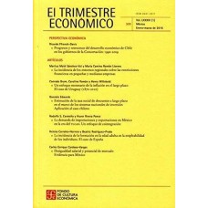El Trimestre Económico No. 312 Octubre-Diciembre de 2011. Volumen LXXVIII (4)